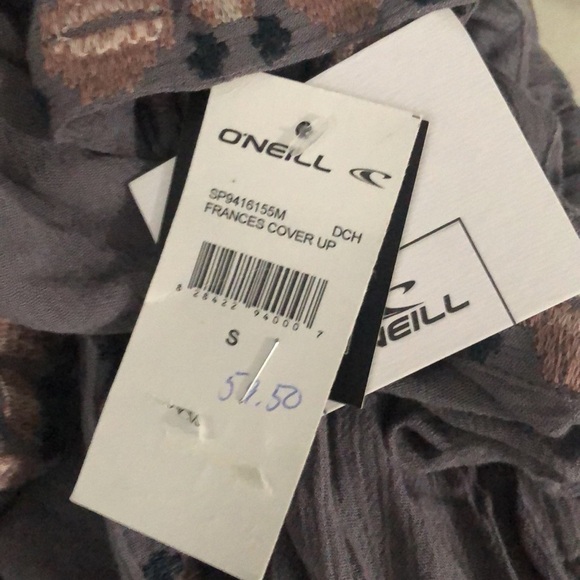 O'NEILL 259239 Womens Frances Cold-Shoulder Cover-Up Gray Size Small - Picture 3 of 4